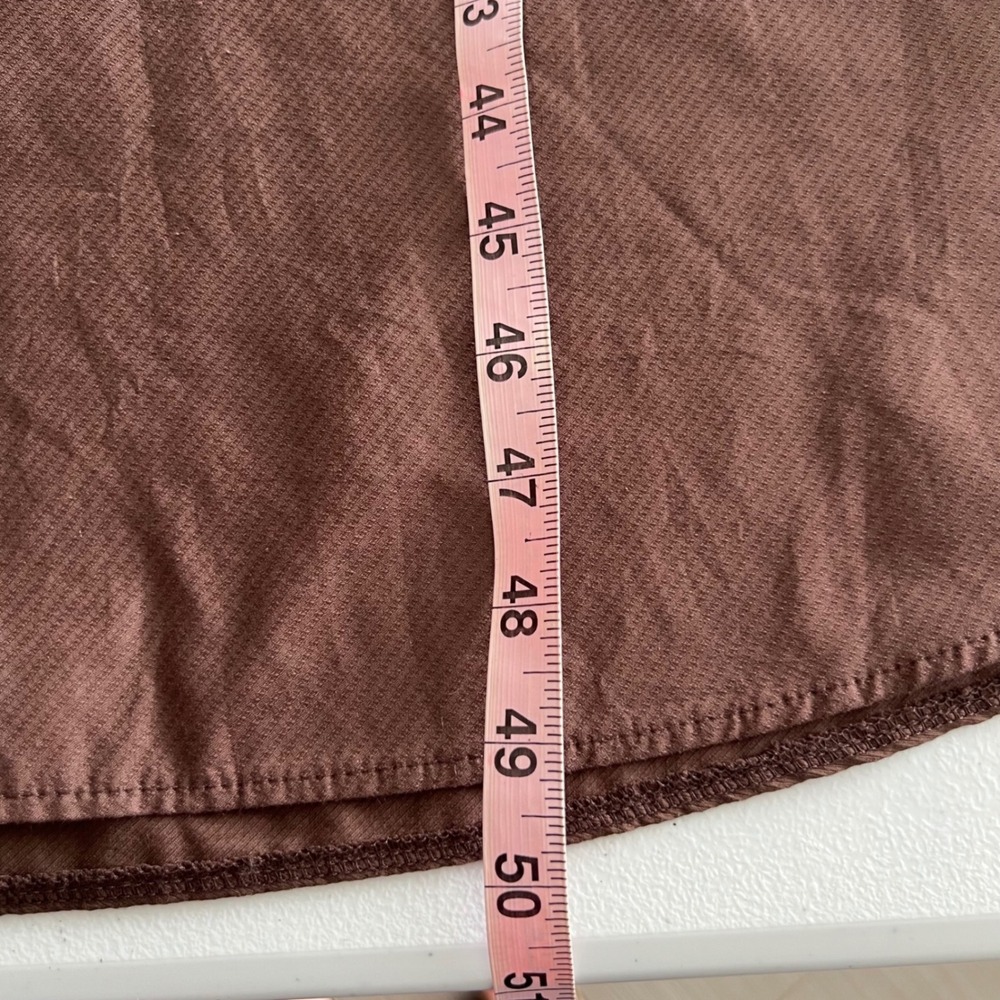 Zara Mixed Media Ribbed Knit Midi Dress Brown Mock Neck Sleeveless Small NWT - Picture 5 of 9